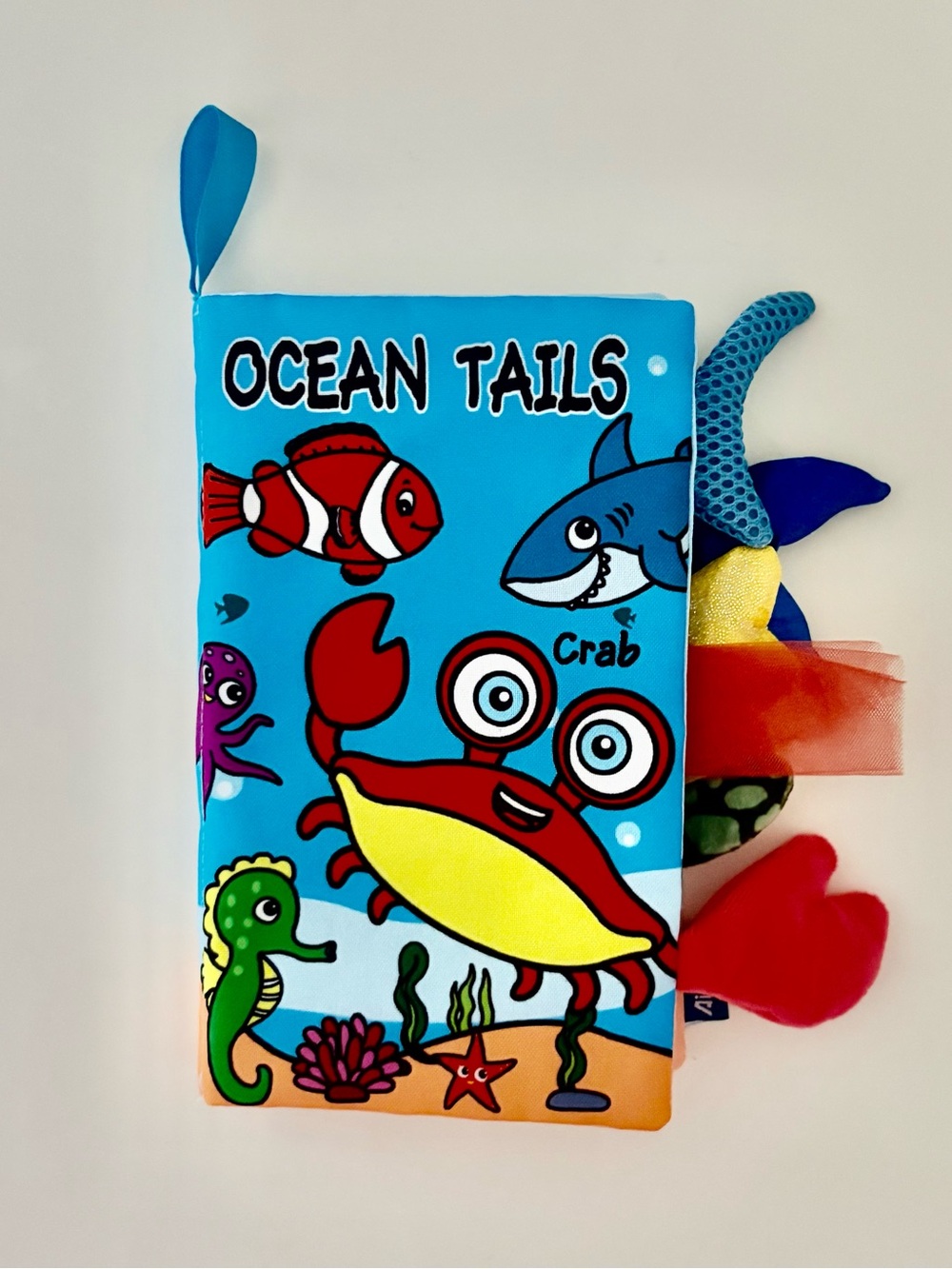 Aipinqi Ocean Tails Crinkly Cloth Book NWOT